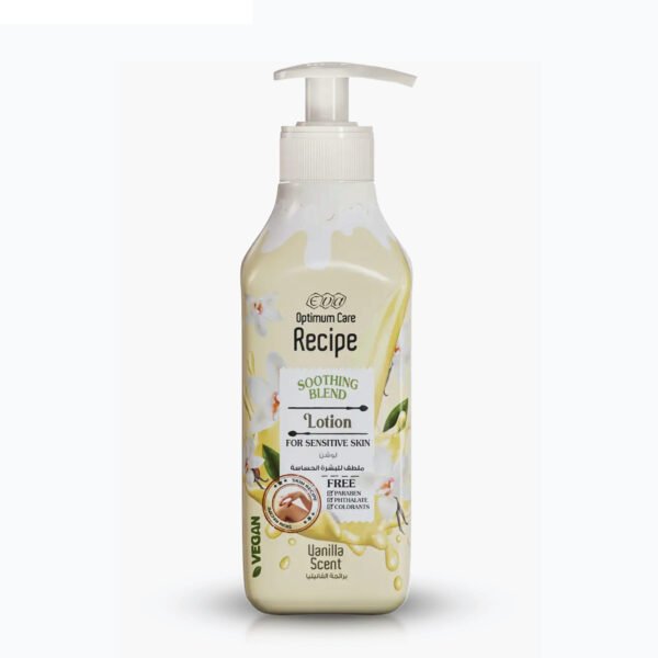 EVA OPTIMUM CARE RECIPE SOOTHING BLEND LOTION FOR SENSITIVE SKIN - VANILLA SCENT 370 ML