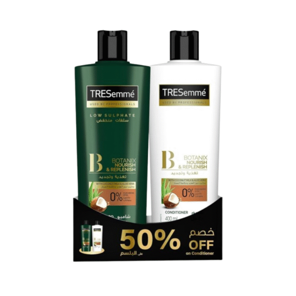 TRESemmé Botanix Shampoo Nourish & Relenish 400ML + TRESemmé Botanix Conditioner Nourish & Relenish 400ML