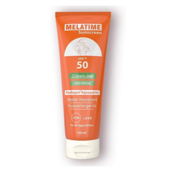 MELATIME SUN SCREEN SPF(50+) SUN GEL Cream 120 GM