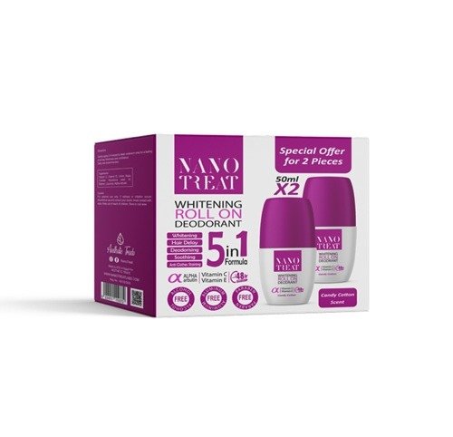 Nano Treat Roll On Candy Cotton Offer 1+1 Free 50ml