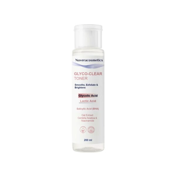 Nuvera Glyco-Clear Exfoliating Toner - Pore Minimizer & Skin Brightening - 200ml
